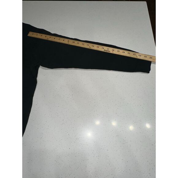 Chaps Men’s Pullover Sweater Quarter Zip American Black XL NWT Casual Preppy - Picture 10 of 11